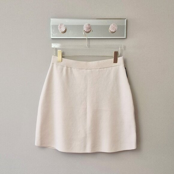 NWT Rachel Zoe beige cream short skirt, L - Picture 3 of 7
